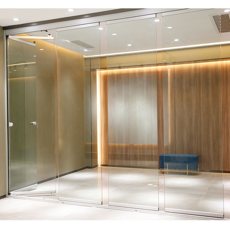 Frameless Partition Folding Glass Door SA8900A A