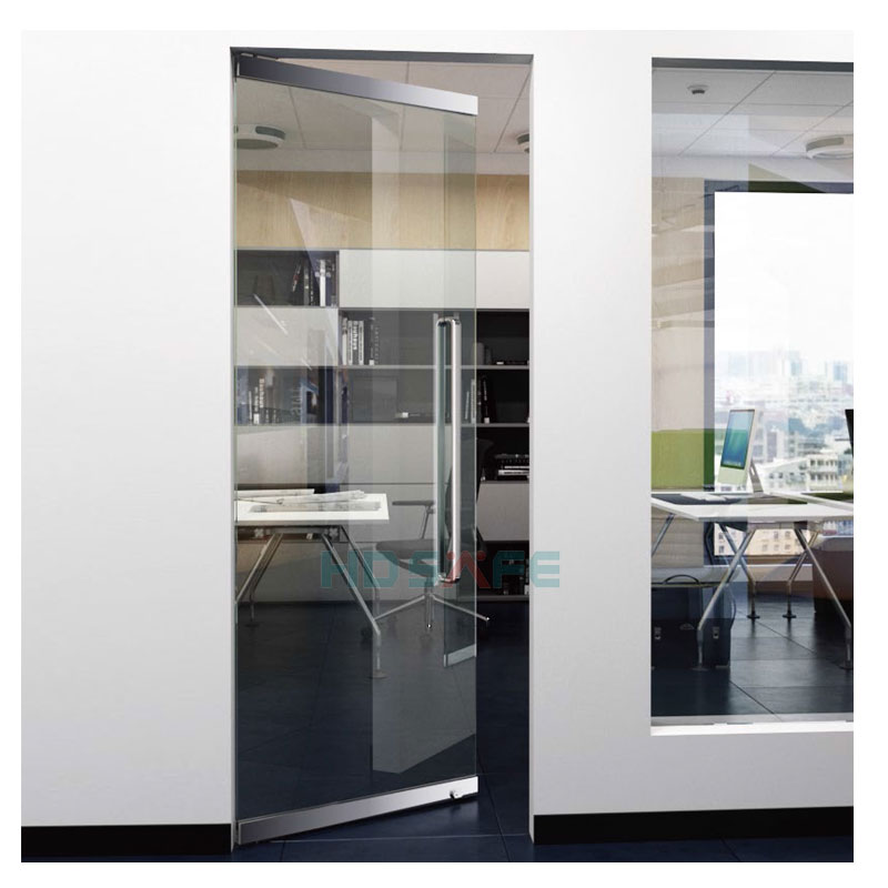 China New Office Frameless Swing  Glass  Door Stainless Steel Hinge Frameless Glass Swing Flush Door Glass Swing Door