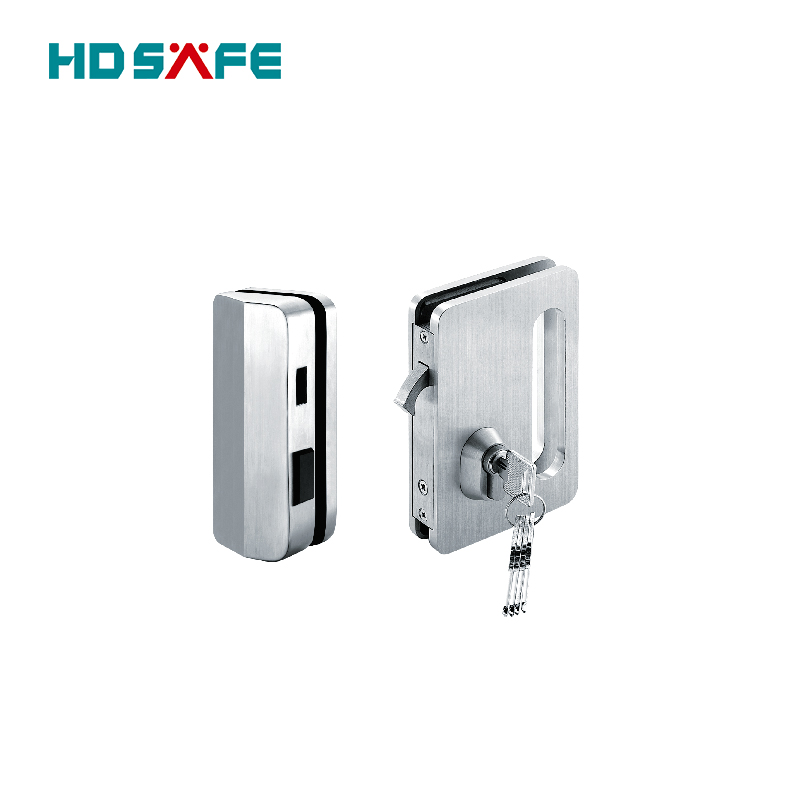 Glass Door Lock Manufacturers Glass Door Locks Supplier Stainless Steel Sliding Glass Door Lock 8-12 Mm Frameless Glass Door Lock for Office