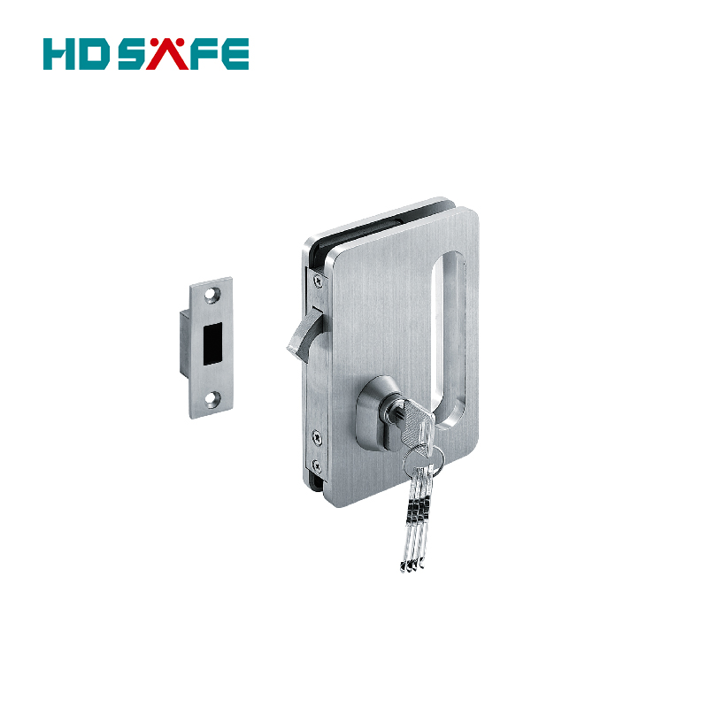 Glass Door Lock Manufacturers Glass Door Locks Supplier Stainless Steel Sliding Glass Door Lock 8-12 Mm Frameless Glass Door Lock for Office