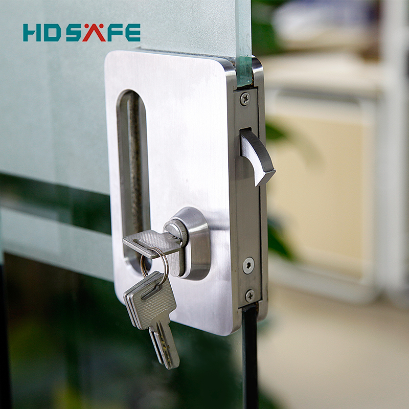 Glass Door Lock Manufacturers Glass Door Locks Supplier Stainless Steel Sliding Glass Door Lock 8-12 Mm Frameless Glass Door Lock for Office