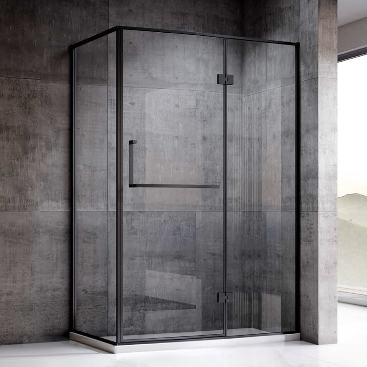 Tempered Glass Sliding Shower Room Panel Bathroom Shower Door Frameless Glass Sliding Shower Room Door Enclosure