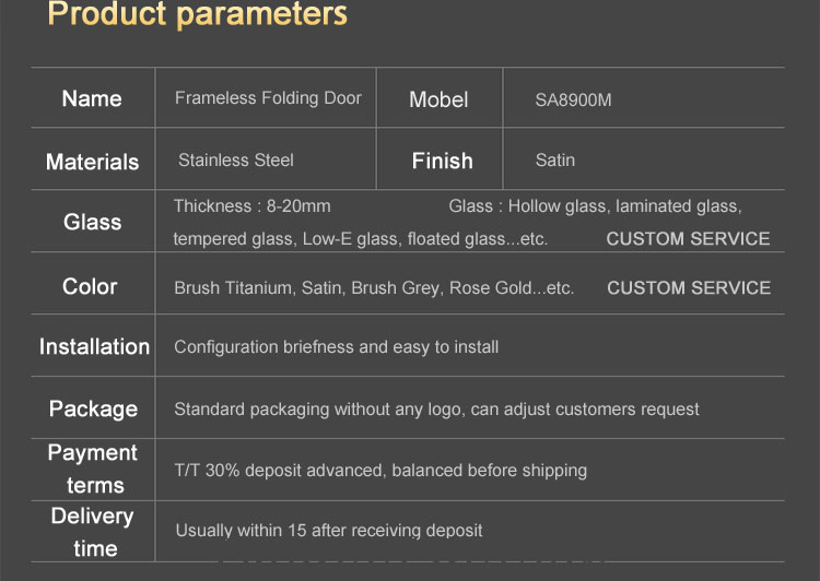 Glass Sliding Partition Accessories Sliding Bifolding Frameless Glass Folding Hardware Sliding Folding Partition Detail Drawing