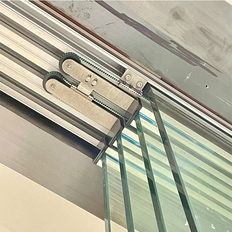 HDSAFE Sliding Frameless Glass Door Tracks Accessories Soft Close 8-12mm Glass Doors Glass Slide Door