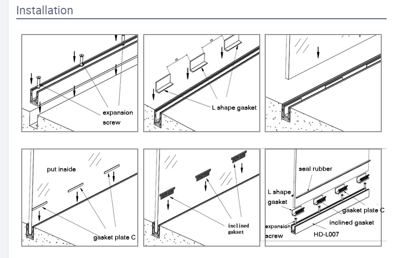 tempered glass railings factory