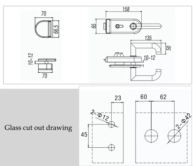 glass door locks