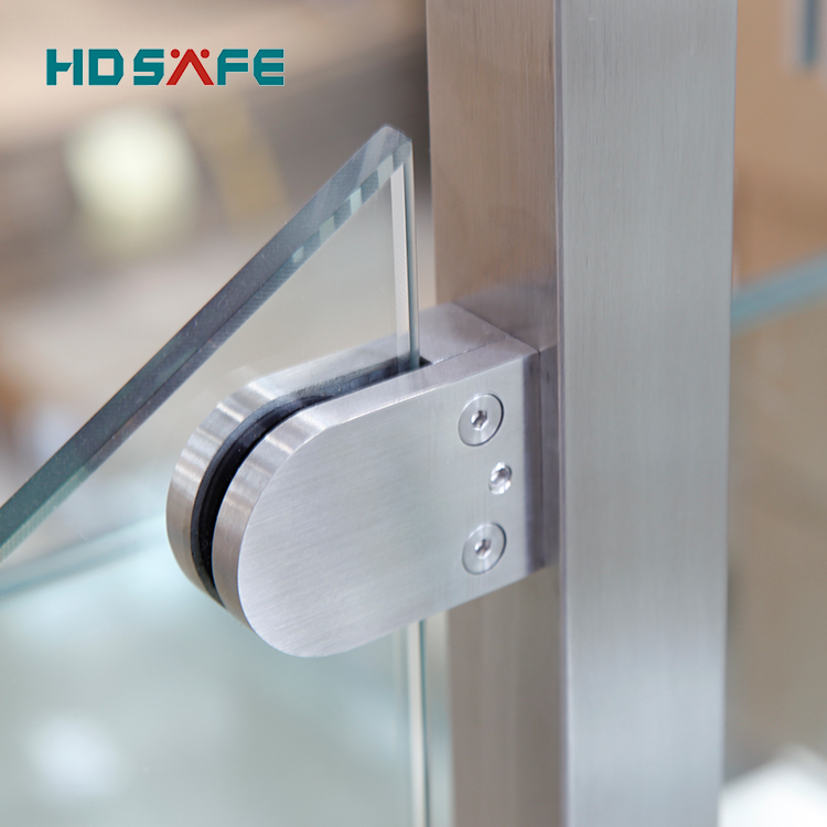 HDSAFE Balustrade Handrail Clamp Fitting Railing Clamp Fence Balcony Staircase Stainless Steel 8-12 mm Glass Railing Clamp