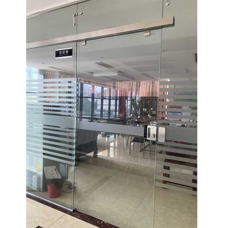 HDSAFE Automatic Door Aluminium Soft Closing Sliding Door Office Semi Automatic Sliding Doors Price