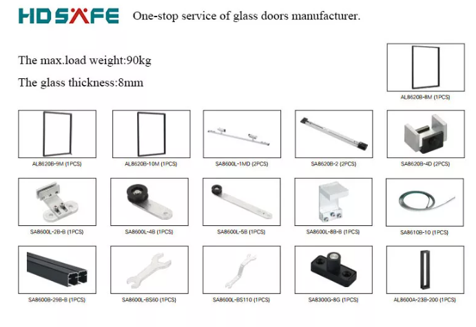 Sliding door accessories