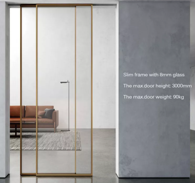 telescopic glass sliding doors