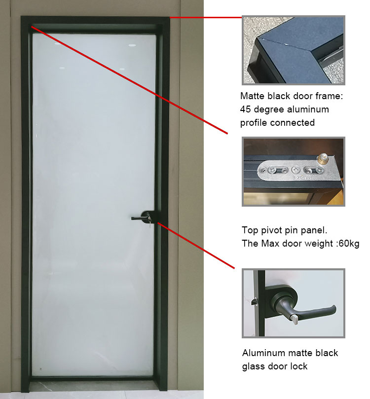 aluminium swing door design