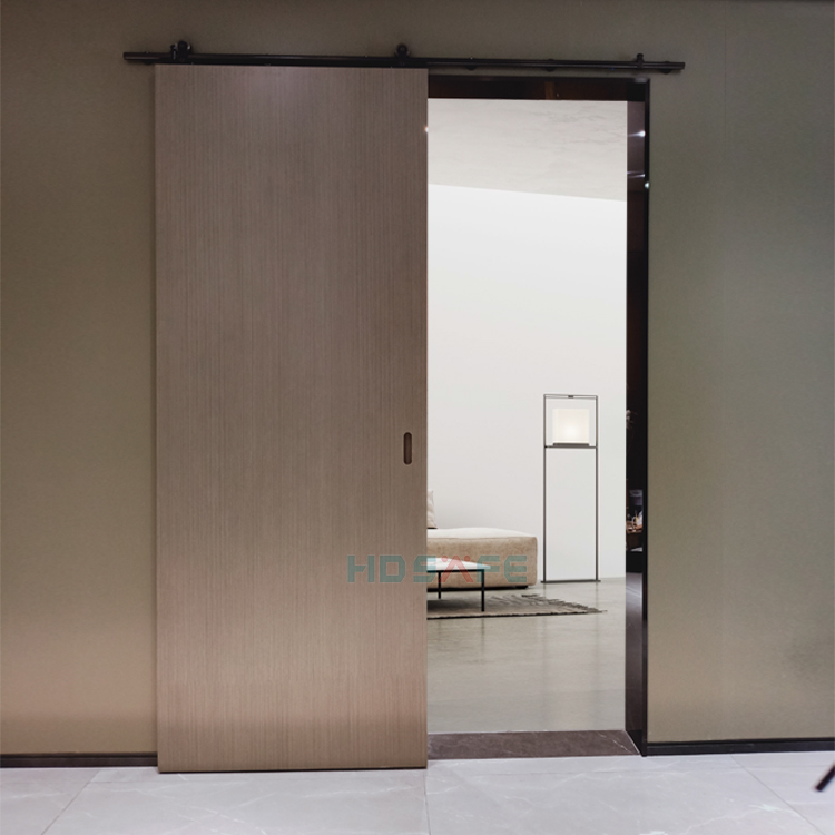 Wooden Sliding Door In Show Room