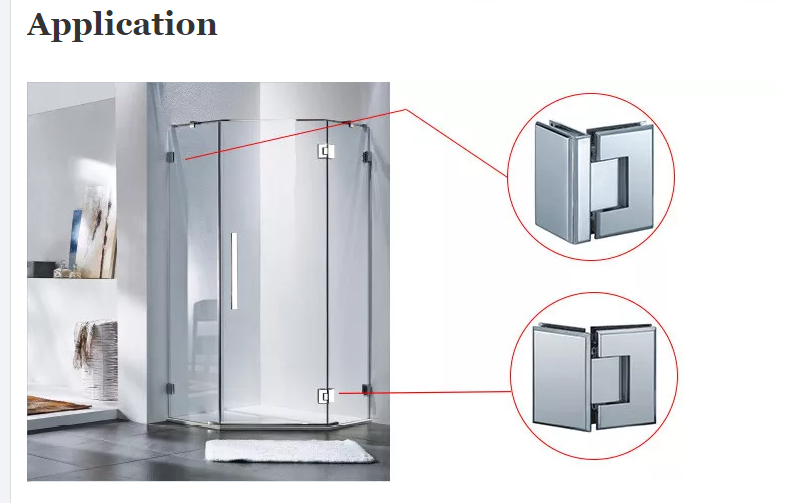 shower door hinges