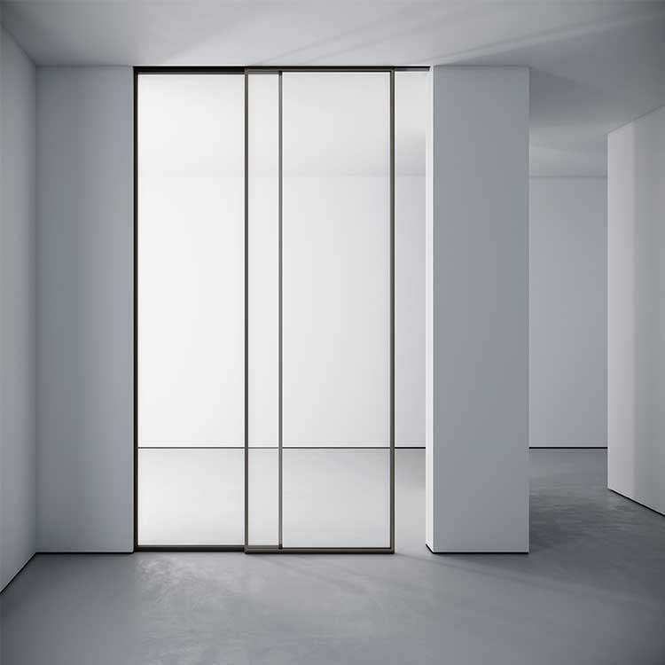 Interior Doors With Frame Trackless Sliding Door Aluminum