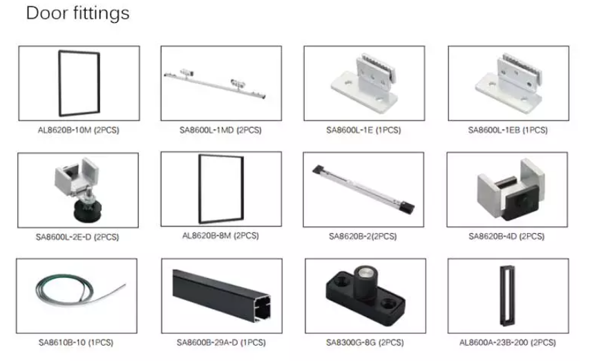 Sliding door accessories