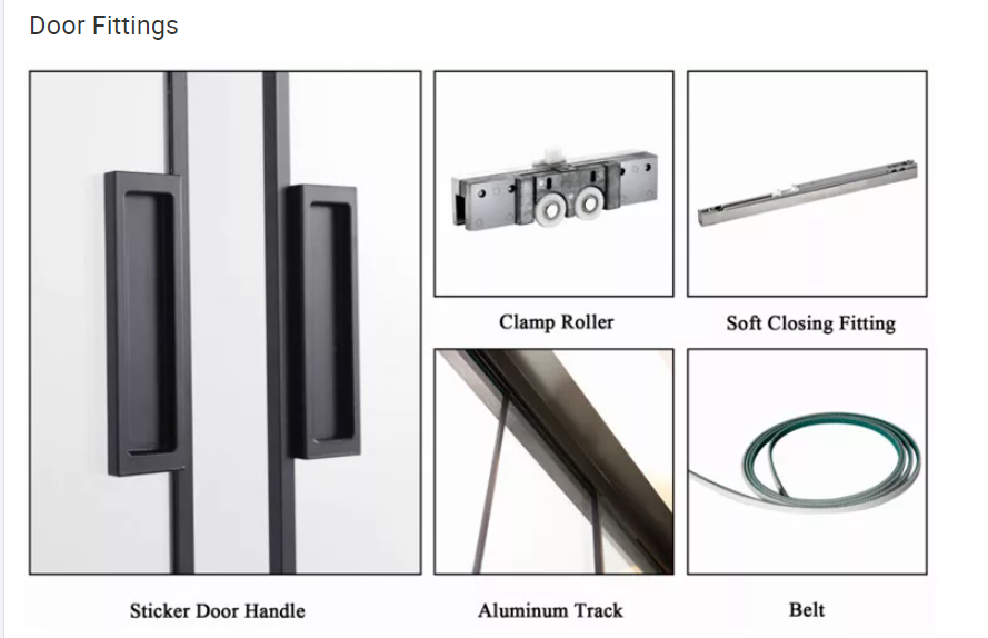 glass sliding door fittings