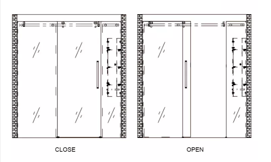 Shower room drawing