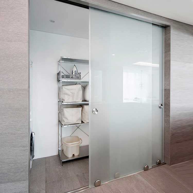 HDSAFE Frameless Glass Sliding Door For Living Room Aluminium Frameless Glass Doors Factory