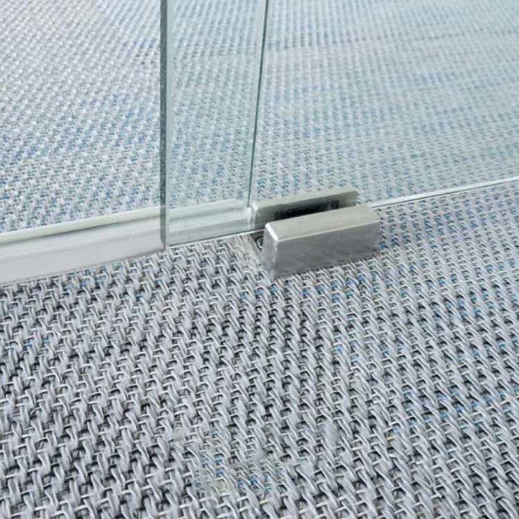 HDSAFE Frosted Glass Sliding Doors New Interior 8-12mm Frameless Glass Sliding Doors For Office Living Room Sliding Glass Door