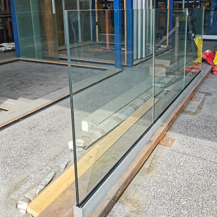 frameless balcony glass railing