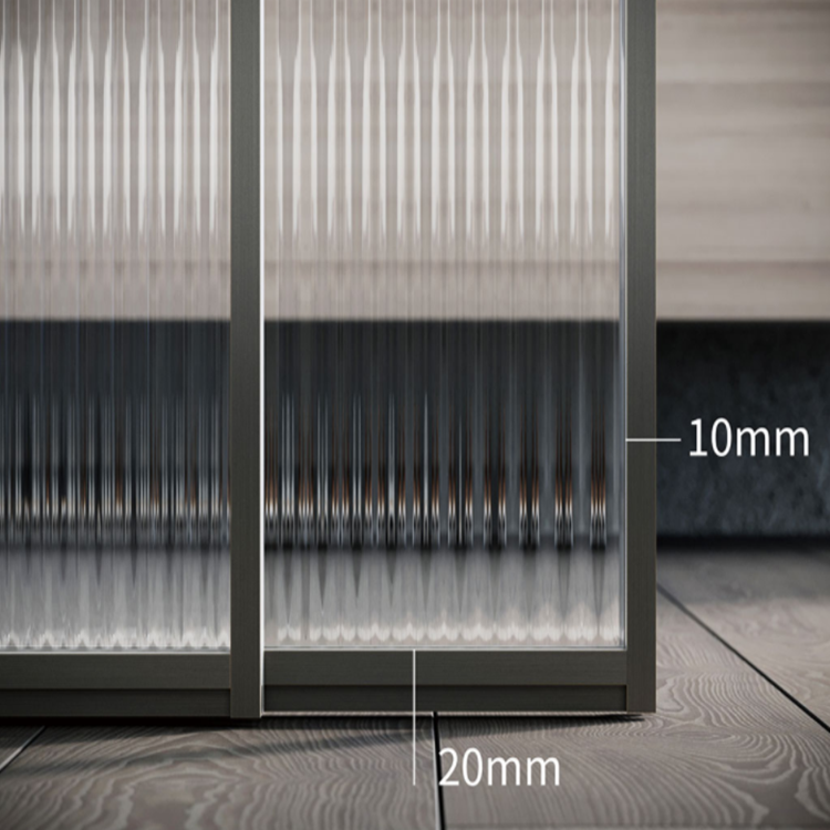 Sliding door size