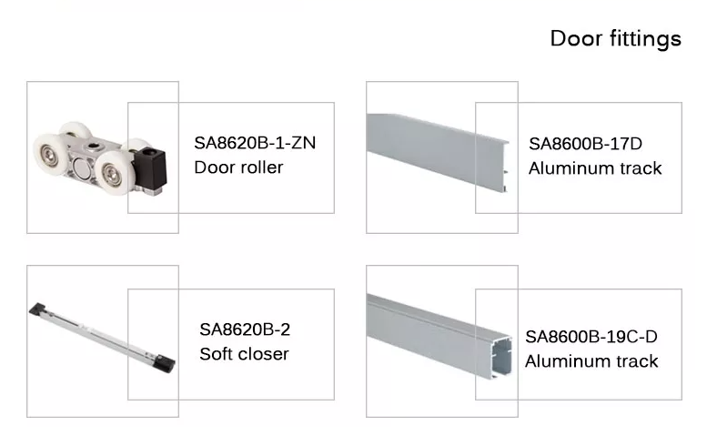 Sliding door accessories