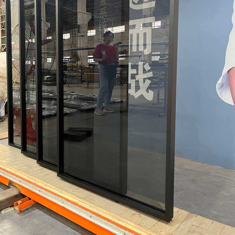 HDSAFE 12mm Sliding Door Track Sliding Glass Door Factory Synchronous Soft Closing Glass Door White Frame Glass Sliding Door Interior