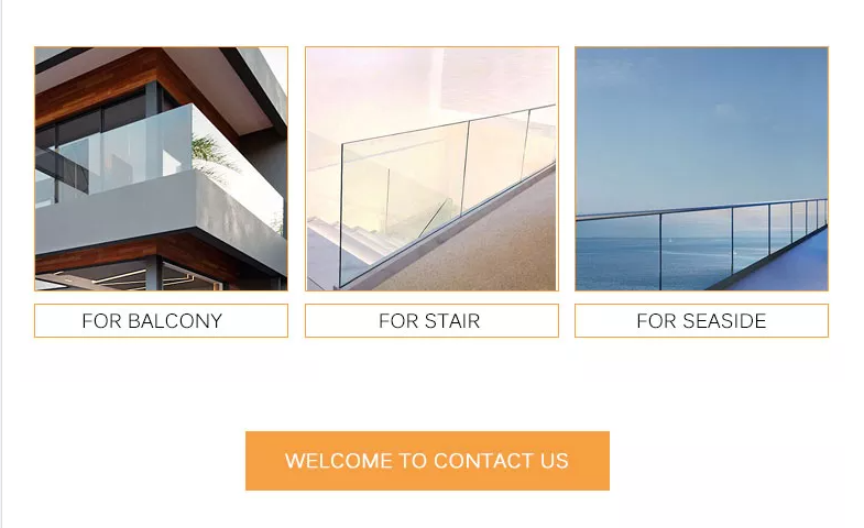 frameless glass railing