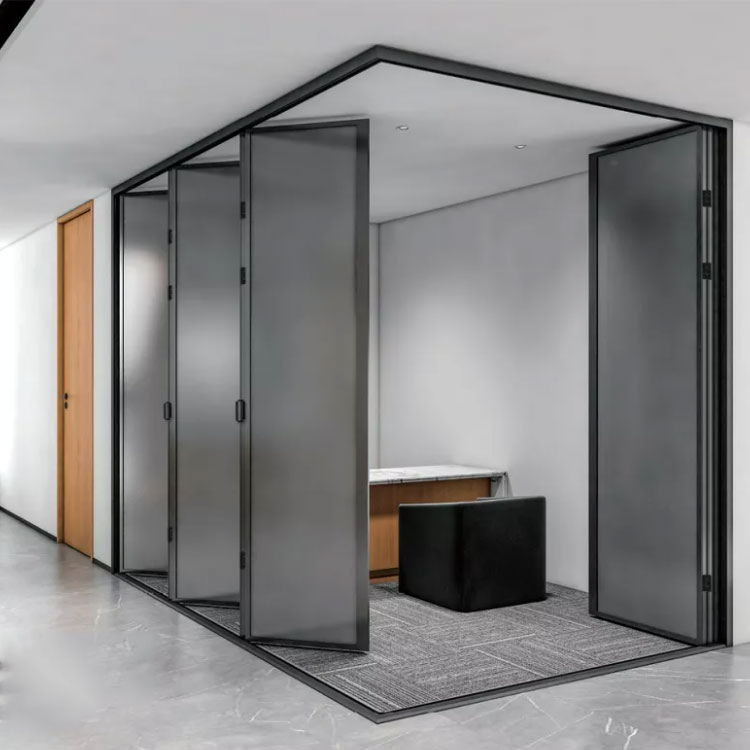 frameless folding doors