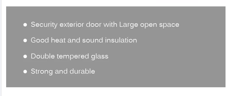 Folding door function