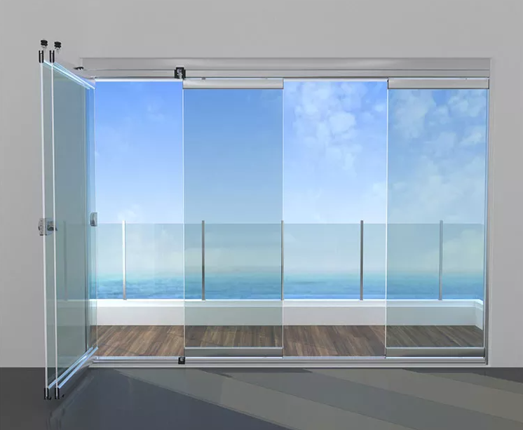 Top-Hung Folding Glass Door