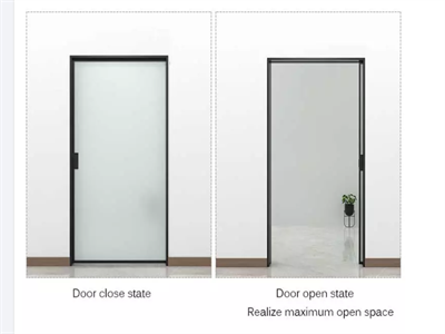 What is the interior glass sliding pocket door?