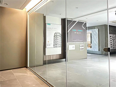 What are the advantages of folding partition glass doors?