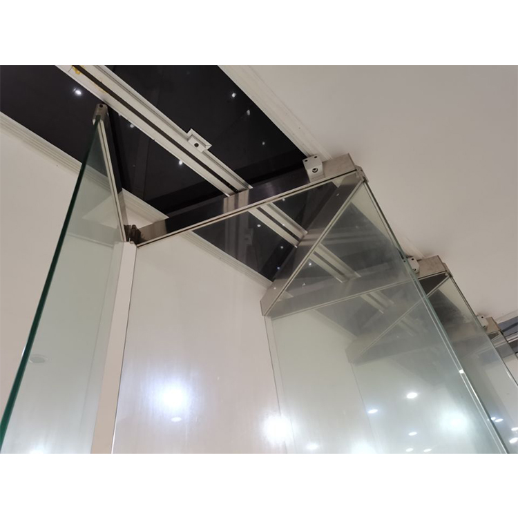 Folding Door Patio Balcony Sunroom 8-12mm Glass Door Partition Wall Stainless Steel Hinge Glass Bi Fold Doors