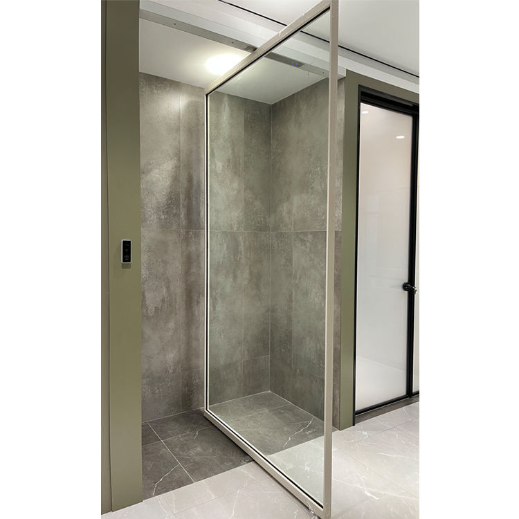 HDSAFE Swing Glass Door Aluminum Slim Frame Glass Door Exterior Interior Modern Glass Pivot Doors