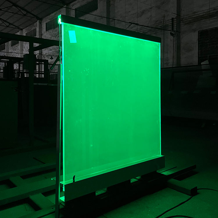 HDSAFE Glass Railing Factory Exterior LED Light Aluminum Glass Balustrade U Channel