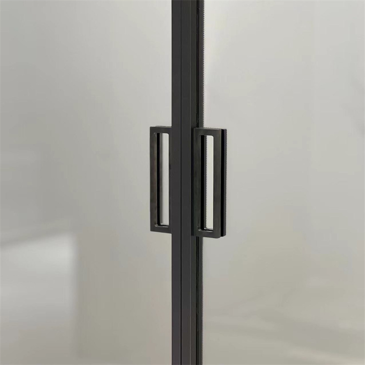 HDSAFE Soft Close Sliding Doors For Study Room Balcony Black Sliding Glass Doors