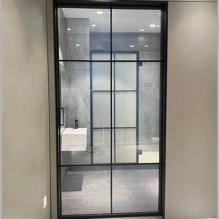 HDSAFE Aluminum Kitchen Sliding Glass Doors Supplier Frame Interior Glass Door Hardware Door Design