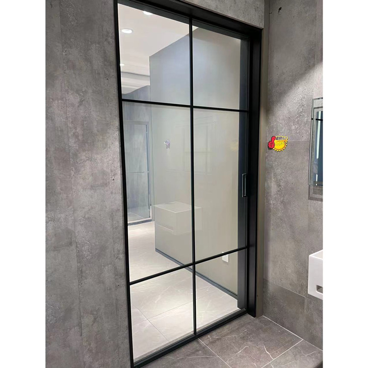 HDSAFE Aluminum Kitchen Sliding Glass Doors Supplier Frame Interior Glass Door Hardware Door Design