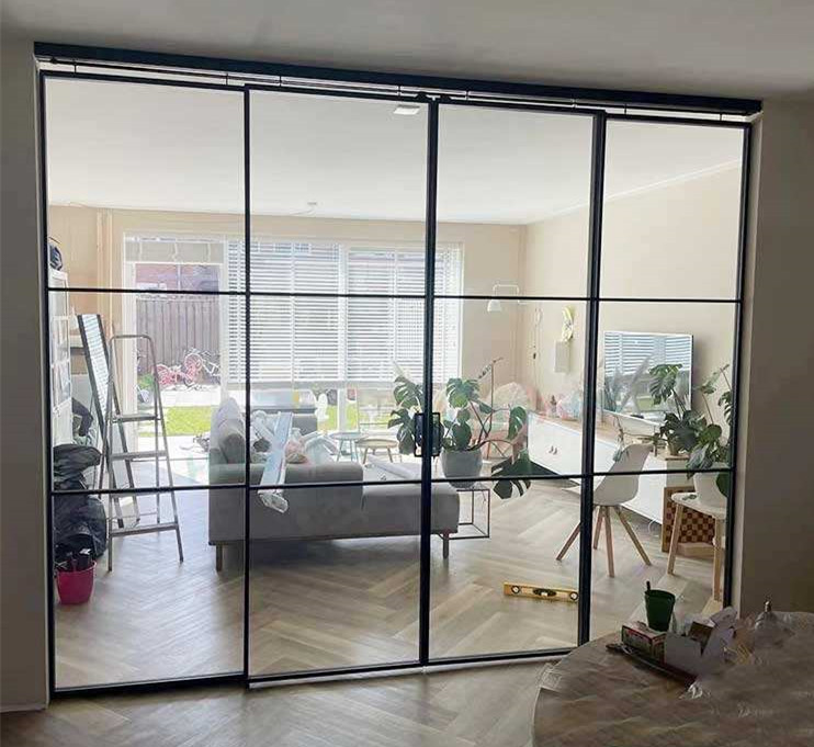 Project Item: Modern Slim Frame Glass Sliding Door Of Netherlands