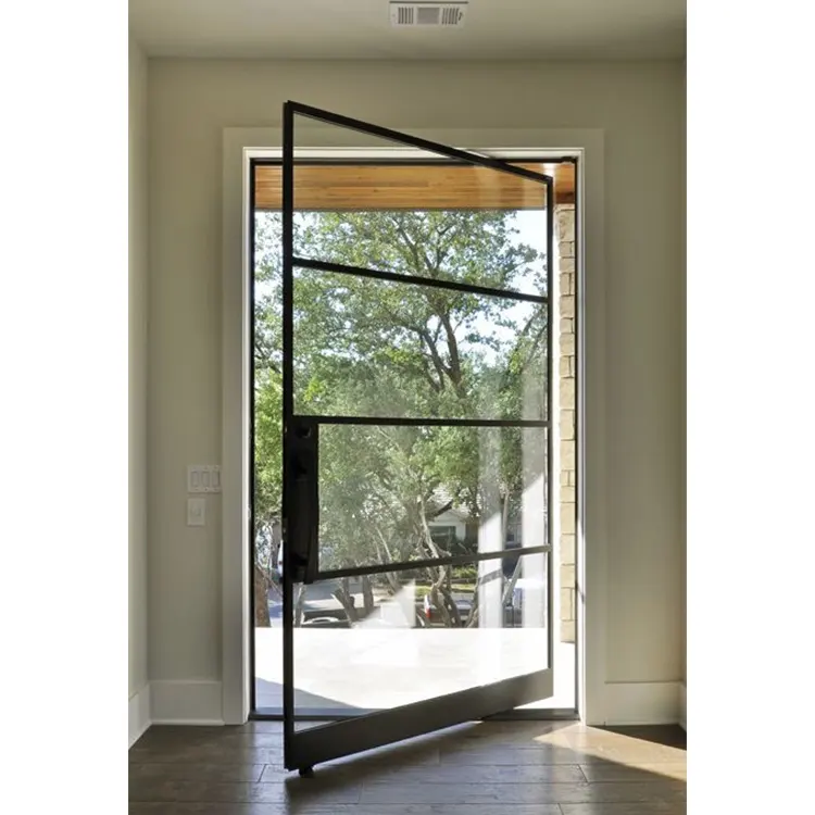 Aluminium Glass Pivot Door Slim Frame Glass Pivot Doors Aluminum Interior Pivot Doors