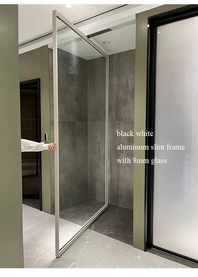 Aluminium Glass Pivot Door