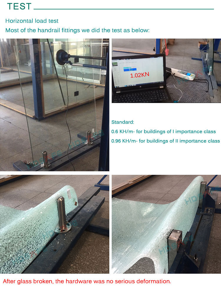  Glass Spigot Frameless Glass Railing