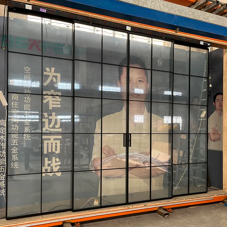 HDSAFE Smart Privacy Glass Sliding Door Switchable Glass Door Automatic Sliding Door Office Partition Wall