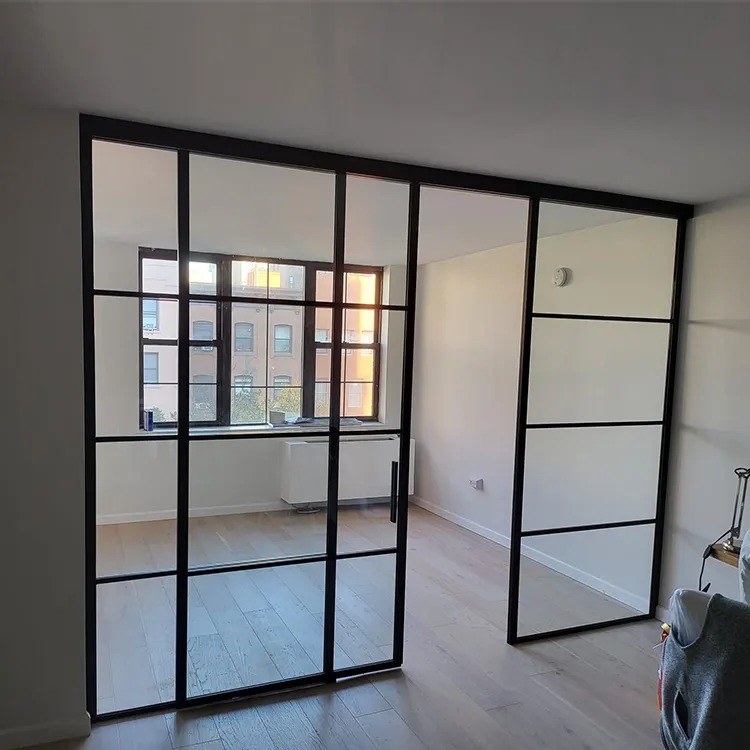 HDSAFE Conference Room Office Privacy Switchable Smart Glass Door App Sensor Automatic Sliding Door Glass Auto Door Modern