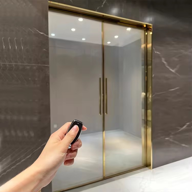 HDSAFE Automatic Sliding Door System Phone APP Slide Door Interior Office Meeting Room Kitchen House Automatic Glass Door