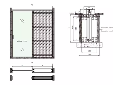 What is aluminium sliding door materials？