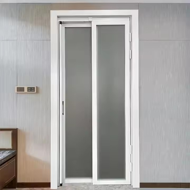 HDSAFE Folding Pt Door Interior Kitchen Bathroom Toilet Pt Door Aluminum Profile Accessories Stack Pt Door Factory