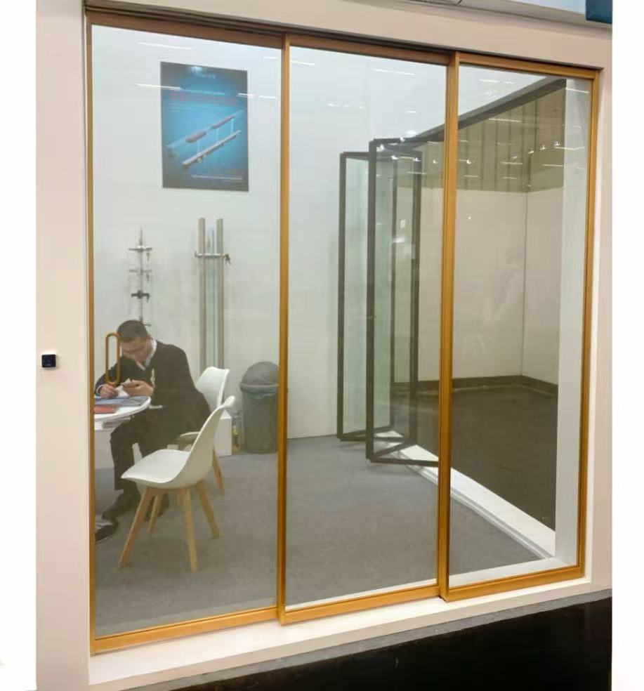 HDSAFE Customized Aluminum Sliding Glass Door Patio Sliding Door Tempered Glass Door for Living Room
