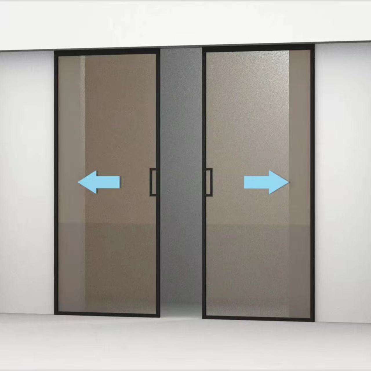 Factory's Modern Sliding Door for Kitchen Living Room Balcony Partition Bedroom Very Narrow Interior